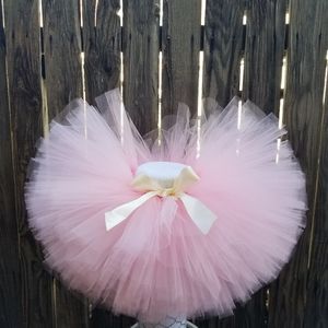 Light Pink and Ivory Baby Tutu SIZE 2t